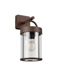 Luminária de parede estilo lanterna moderna lâmpada ALMERIA excl. 1x E27 máx. Óxido IP44 28W