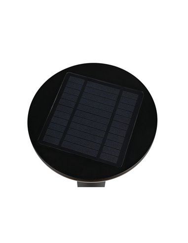 Poste solar para exterior GORDA 100cm sensor de movimiento, batería recargable 3,5W 500lm 4000K