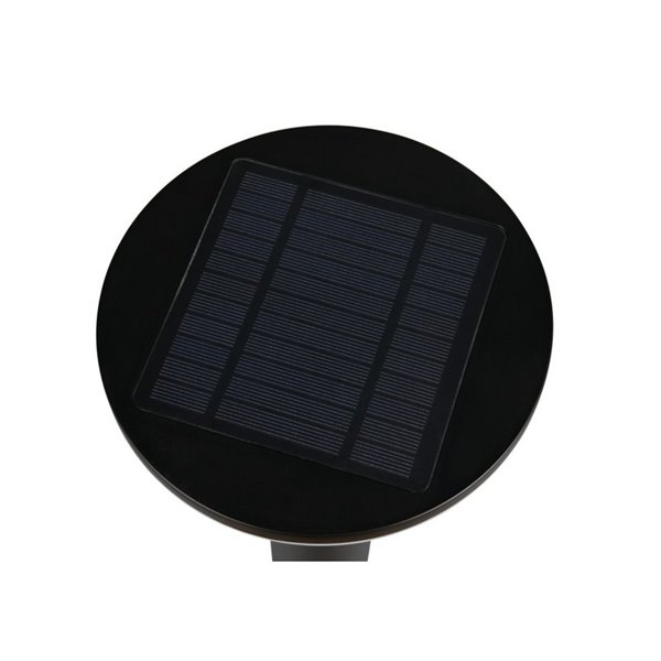 Poste solar para exterior GORDA 100cm sensor de movimiento, batería recargable 3,5W 500lm 4000K