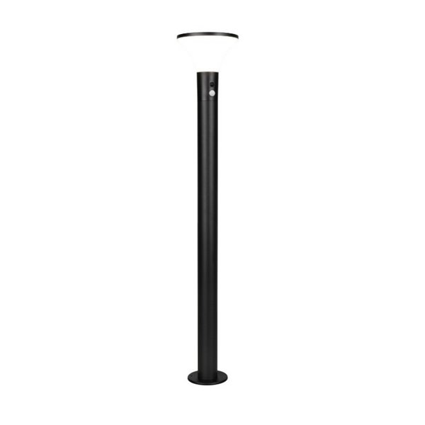 Poste solar para exterior GORDA 100cm sensor de movimiento, batería recargable 3,5W 500lm 4000K