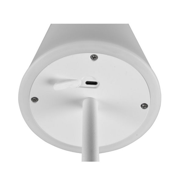 Lámpara de sobremesa LED MARTINEZ recargable USB y regulable 2,2W 250lm, 2700 - 6500K IP44