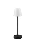 Lampe de table LED MARTINEZ, rechargeable par USB et dimmable, 2,2 W, 250 lm, 2700 - 6500 K, IP44