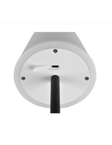 Lámpara de sobremesa LED MARTINEZ recargable USB y regulable 2,2W 250lm, 2700 - 6500K IP44