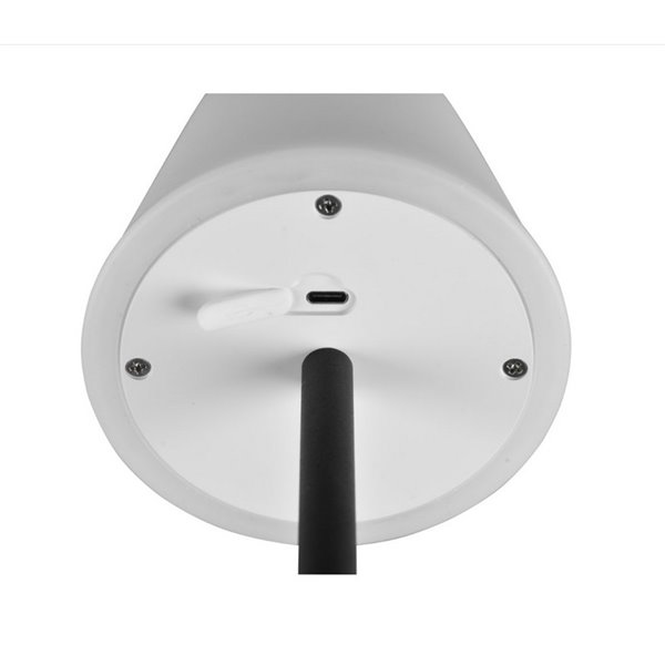 Lampe de table LED MARTINEZ, rechargeable par USB et dimmable, 2,2 W, 250 lm, 2700 - 6500 K, IP44