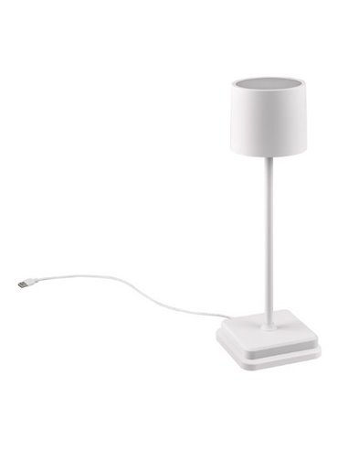 Lámpara de sobremesa exterior LED FERNANDEZ con estación de carga 1,5W 130lm 2700+4000+6000K IP44 