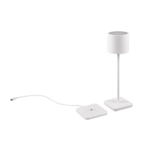 Lámpara de sobremesa exterior LED FERNANDEZ con estación de carga 1,5W 130lm 2700+4000+6000K IP44 