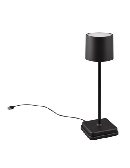 Luminária de mesa LED FERNANDEZ para exterior com estação de carregamento 1,5 W 130 lm 2700+4000+6000 K IP44
