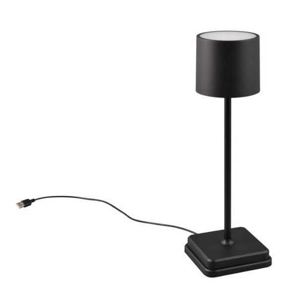 Lampe de table d'extérieur LED FERNANDEZ avec station de charge 1,5 W 130 lm 2700 + 4000 + 6000 K IP44
