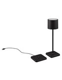Lámpara de sobremesa exterior LED FERNANDEZ con estación de carga 1,5W 130lm 2700+4000+6000K IP44 