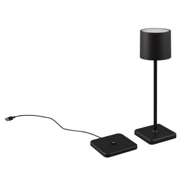 Luminária de mesa LED FERNANDEZ para exterior com estação de carregamento 1,5 W 130 lm 2700+4000+6000 K IP44