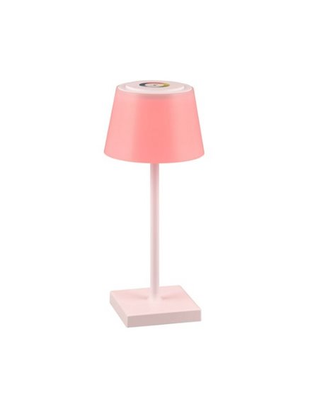 Lámpara exterior LED regulable RGBW, recargable USB SANCHEZ 2,1W 190lm, 3000+4000+5000K IP44