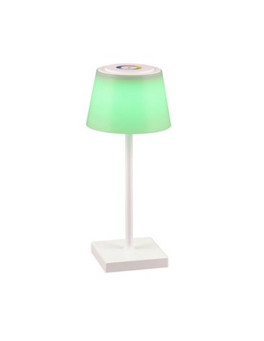 Lámpara exterior LED regulable RGBW, recargable USB SANCHEZ 2,1W 190lm, 3000+4000+5000K IP44