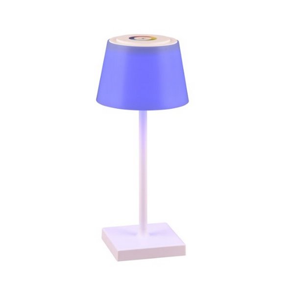 Lámpara exterior LED regulable RGBW, recargable USB SANCHEZ 2,1W 190lm, 3000+4000+5000K IP44