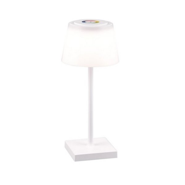 Lámpara exterior LED regulable RGBW, recargable USB SANCHEZ 2,1W 190lm, 3000+4000+5000K IP44