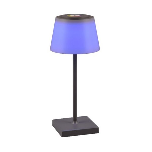 Lámpara exterior LED regulable RGBW, recargable USB SANCHEZ 2,1W 190lm, 3000+4000+5000K IP44