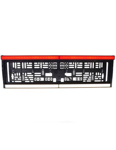 Portamatrículas LED con Luz de Matrícula, Marcha Atrás y Freno 12/24V W253 Homologado AR S3 1b 2101