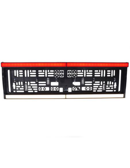 Portamatrículas LED con Luz de Matrícula, Marcha Atrás y Freno 12/24V W253 Homologado AR S3 1b 2101