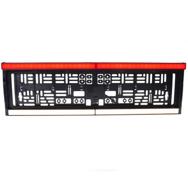 Portamatrículas LED con Luz de Matrícula, Marcha Atrás y Freno 12/24V W253 Homologado AR S3 1b 2101