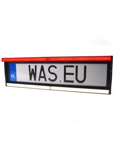 Suporte de placa de LED com luz de placa, ré e freio 12/24 V W253 aprovado AR S3 1b 2101