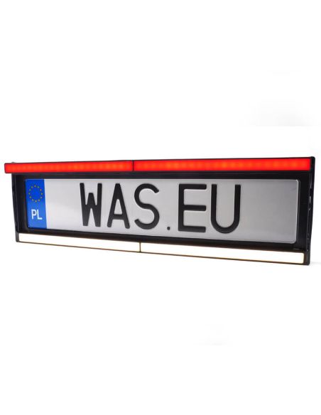 Suporte de placa de LED com luz de placa, ré e freio 12/24 V W253 aprovado AR S3 1b 2101