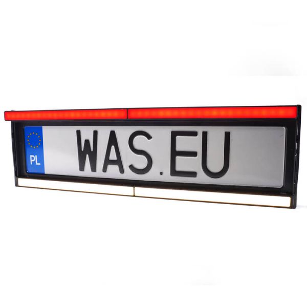 Suporte de placa de LED com luz de placa, ré e freio 12/24 V W253 aprovado AR S3 1b 2101