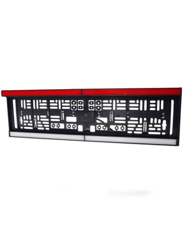 Portamatrículas LED con Luz de Matrícula, Marcha Atrás y Freno 12/24V W253 Homologado AR S3 1b 2101