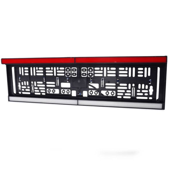 Portamatrículas LED con Luz de Matrícula, Marcha Atrás y Freno 12/24V W253 Homologado AR S3 1b 2101