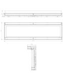 Medidas Portamatrículas con Luz de Matrícula, Marcha Atrás, Freno y Reflecante 12/24V W253 Homologado AR S3 IA L Cat. 1b