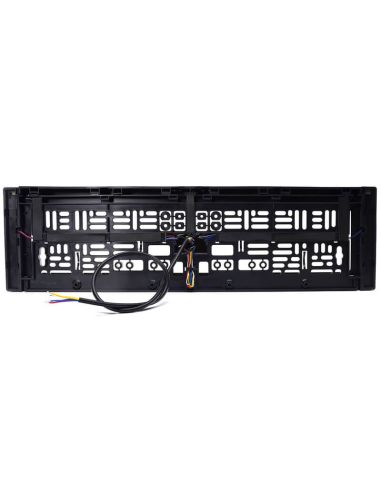 Trasera Portamatrículas con Luz de Matrícula, Marcha Atrás, Freno y Reflecante 12/24V W253 Homologado AR S3 IA L Cat. 1b