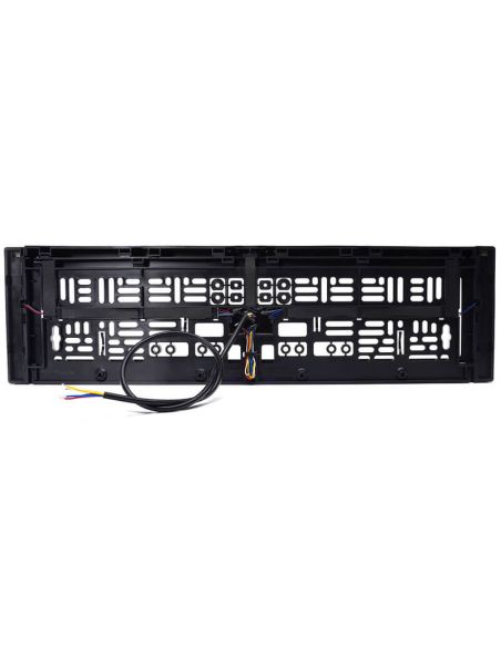Trasera Portamatrículas con Luz de Matrícula, Marcha Atrás, Freno y Reflecante 12/24V W253 Homologado AR S3 IA L Cat. 1b