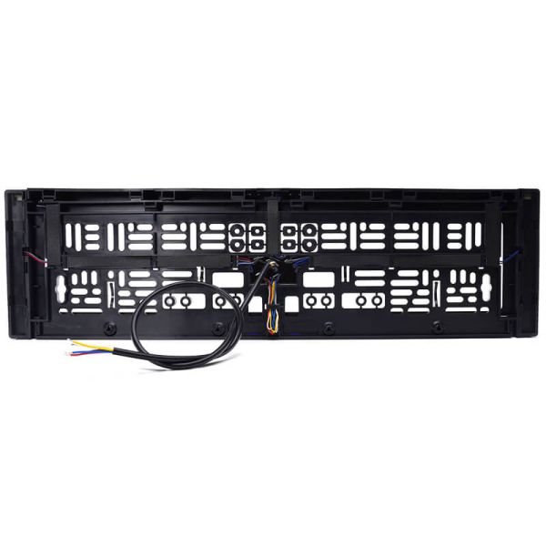 Trasera Portamatrículas con Luz de Matrícula, Marcha Atrás, Freno y Reflecante 12/24V W253 Homologado AR S3 IA L Cat. 1b