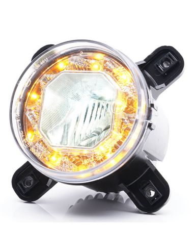 Faro Delantero LED Multifunción Empotrable 12/24V W234 con Luz de Posición, Diurna, Intermitente y de Cruce – Homologado IP6K9K