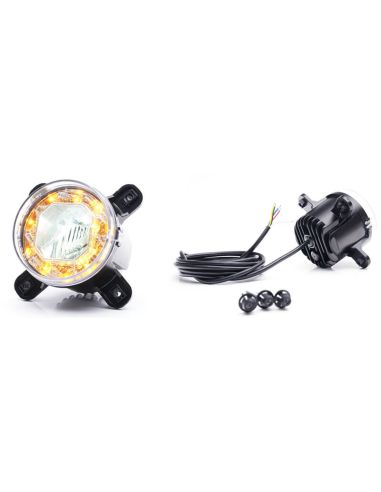 Faro Delantero LED Multifunción Empotrable 12/24V W234 con Luz de Posición, Diurna, Intermitente y de Cruce – Homologado IP6K9K