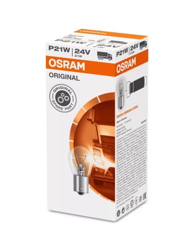 Ampoule de camion OSRAM 7511 24 V 21 W BA15s pour feux de position, de freinage ou de recul Osram 7511