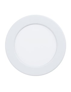 Downlight LED empotrable blanco RGB+TW Ø120mm blanco FUEVA 6-Z, CTT (2700K-4000K-6500K), 5W 620Lm, IP44