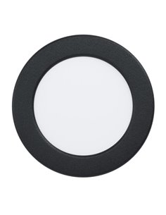 Downlight LED empotrable negro RGB+TW Ø120mm FUEVA 6-Z, CTT (2700K-4000K-6500K), 5W 620Lm, IP44