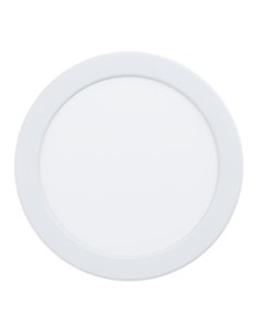 Downlight LED empotrable blanco RGB+TW Ø168mm blanco FUEVA 6-Z, IP44, CTT (2700K-4000K-6500K), 9,5W 1150Lm