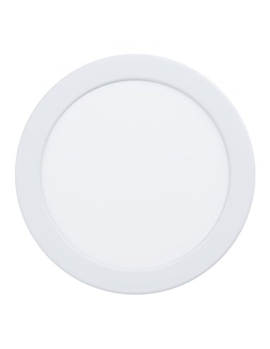 Downlight LED embutido branco RGB+TW Ø168mm branco FUEVA 6-Z, IP44, CTT (2700K-4000K-6500K), 9,5W 1150Lm