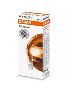 Ampoule sans culot Halogène W5W 12V Original T10 Signalisation intérieure ou de position