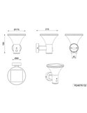 Aplique LED solar GORDA regulable, sensor oscuridad y movimiento, batería recargable 3,5W 500lm, 4000K IP44