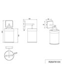 Aplique estilo farolillo moderno ALMERIA bombilla excl. 1x E27 max. 28W IP44 Antracita
