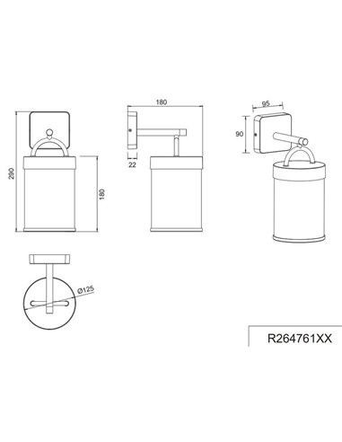 Aplique estilo farolillo moderno ALMERIA bombilla excl. 1x E27 max. 28W IP44 Antracita