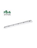 Luminaire LED étanche spécial pour fermes AMMONIAK 120cm, 34W 5900Lm, CTT 3000K-4000K-6500K, IP69K