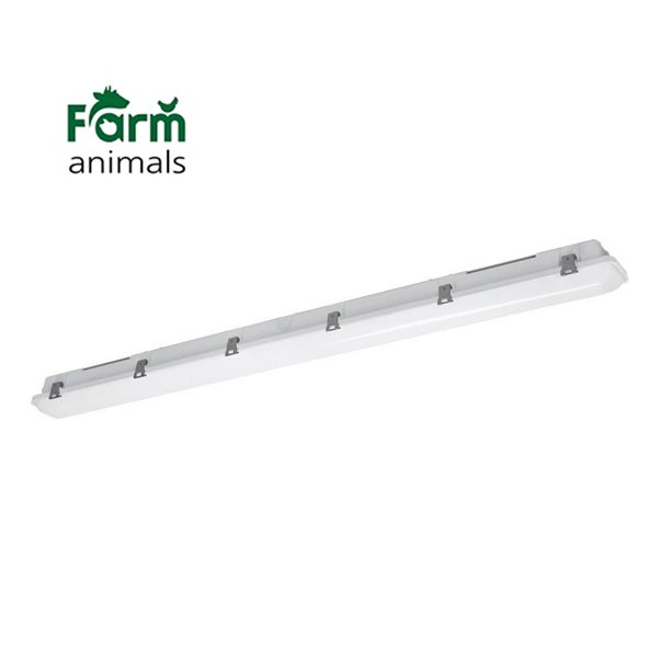 Luminaria LED estanca especial granjas AMMONIAK 149cm, 44W 57800Lm, CTT 3000K-4000K-6500K, IP69K