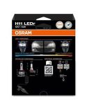 Kit de 2 lâmpadas LED H11 OSRAM NIGHT BREAKER SMART ECE 12V 6000K Branco Frio Aprovado