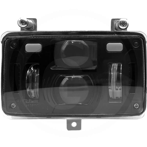 Luz embutida para Deutz-Fahr e Lamborghini 12/24V, farol baixo, farol alto e luz de posição, IP69K