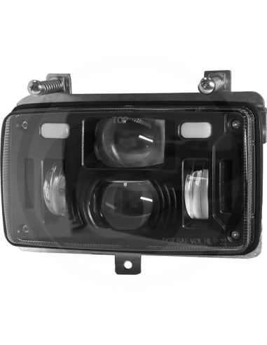 Empotrable para Deutz-Fahr y Lamborghini 12/24V, Luz Cortas, Largas y Posición, IP69K