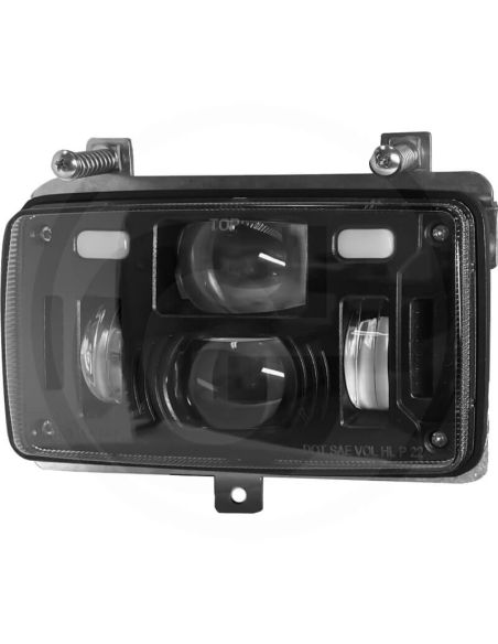 Empotrable para Deutz-Fahr y Lamborghini 12/24V, Luz Cortas, Largas y Posición, IP69K