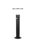 Baliza LED solar GORDA 50cm sensor de movimiento y crepuscular, batería recargable 3,5W 500lm 4000k IP44 