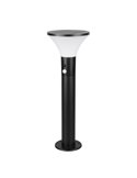 Baliza LED solar GORDA 50cm sensor de movimiento y crepuscular, batería recargable 3,5W 500lm 4000k IP44 